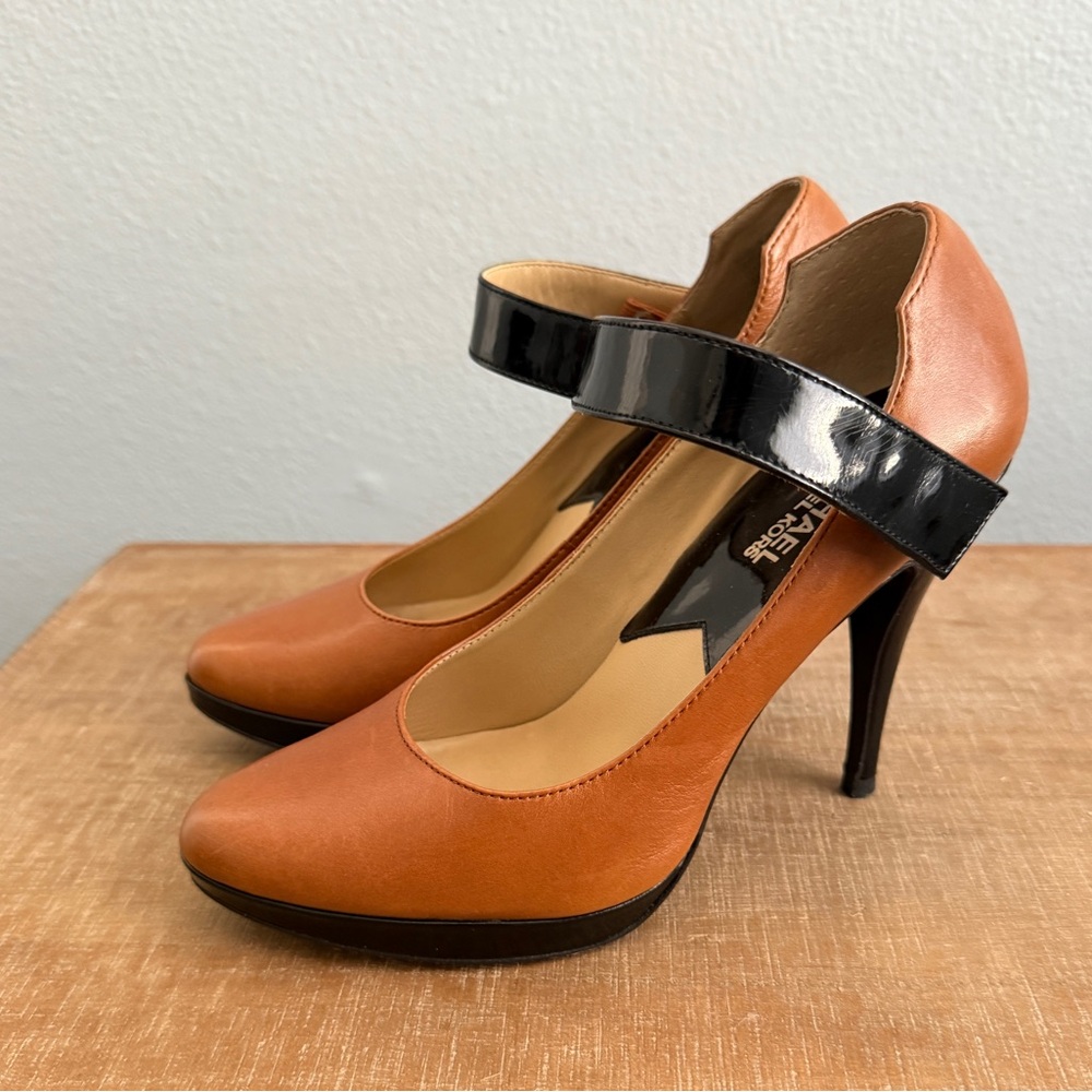 MICHAEL Michael Kors Tan and Black Heels